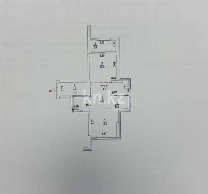 Продажа 2-комнатной квартиры, 61 м² - Продажа двухкомнатных квартир в Ауэзовском р-не Алматы - страница 29 фото 6 из 6