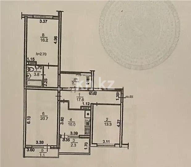 Продажа 3-комнатной квартиры, 86 м² - Продажа трехкомнатных квартир от собственников в Алматы - страница 42 фото 6 из 6