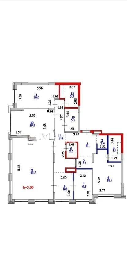 Продажа 4-комнатной квартиры, 163.1 м² - Продажа четырехкомнатных квартир в блочном доме в Казахстане - страница 11 фото 8 из 8