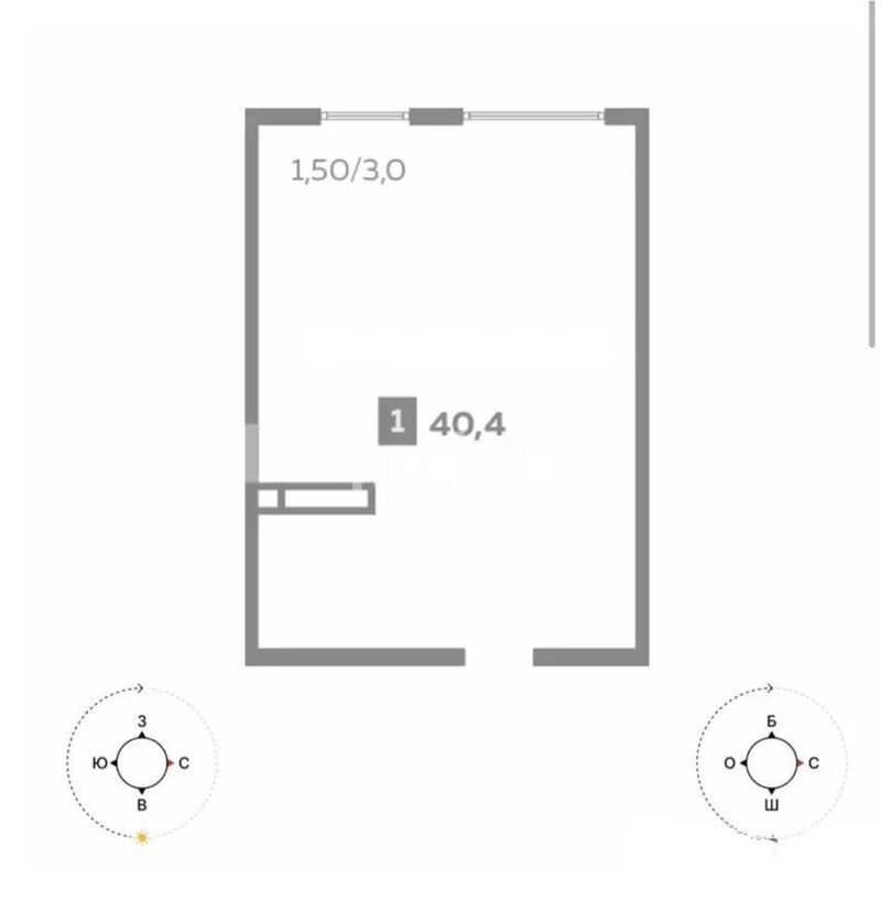 Продажа 2-комнатной квартиры, 40.4 м² - Продажа квартир в Казахстане - страница 39 фото 1 из 1