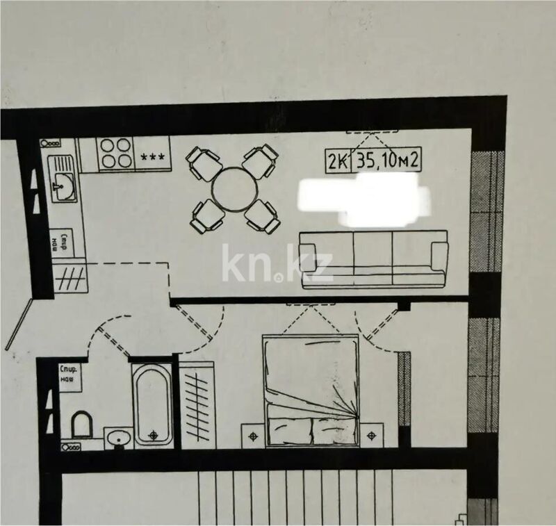 Продажа 1-комнатной квартиры, 36 м² - Продажа квартир в новостройках Астаны - страница 15 фото 1 из 1