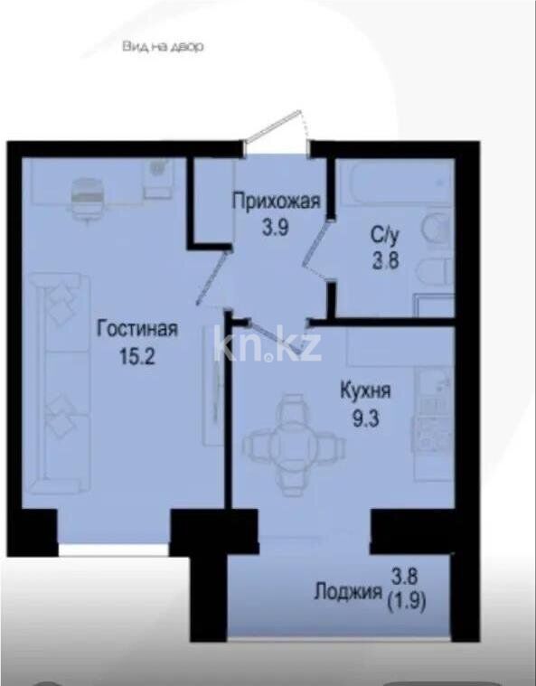 Продажа 1-комнатной квартиры, 36 м² - Продажа однокомнатных квартир в кирпичном доме в Астане - страница 4 фото 1 из 1