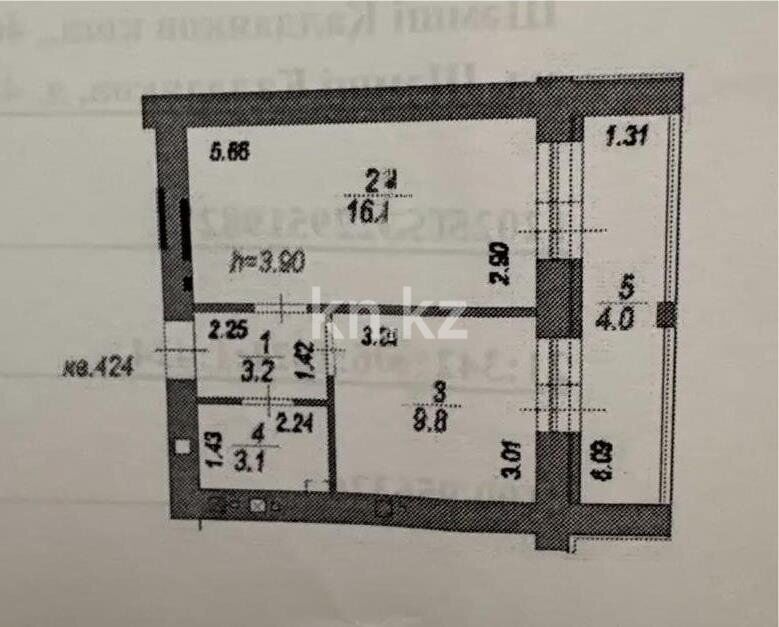 Продажа 1-комнатной квартиры, 36.5 м² - Недвижимость в Астане - страница 22 фото 1 из 1
