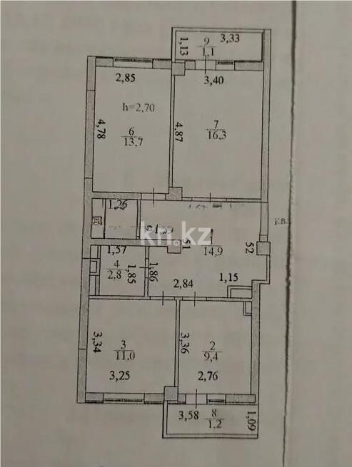 Продажа 3-комнатной квартиры, 72 м² - Продажа квартир в монолитно-каркасном доме в Астане - страница 112 фото 8 из 8