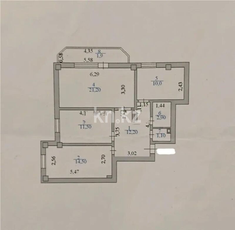 Продажа 3-комнатной квартиры, 75 м² - Продажа квартир в кирпичном доме в Казахстане - страница 190 фото 1 из 1