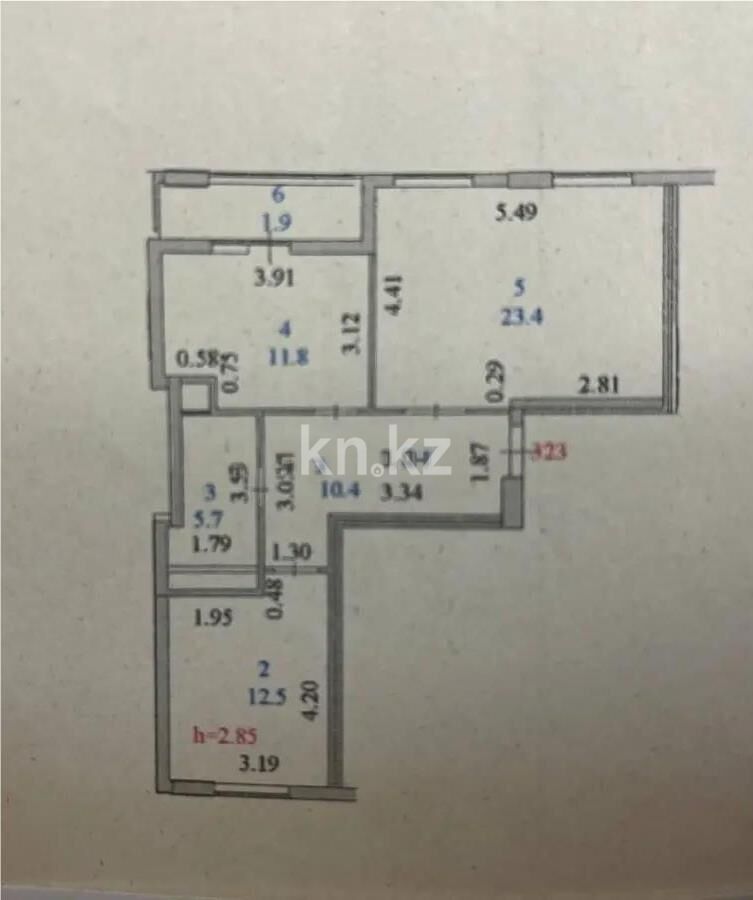 Продажа 2-комнатной квартиры, 66 м² - Продажа двухкомнатных квартир в р-не Сарайшык Астаны - страница 35 фото 6 из 6