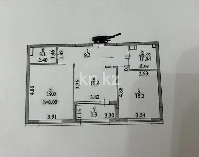 Продажа 2-комнатной квартиры, 65.8 м² - Продажа квартир в Астане - страница 24 фото 6 из 6