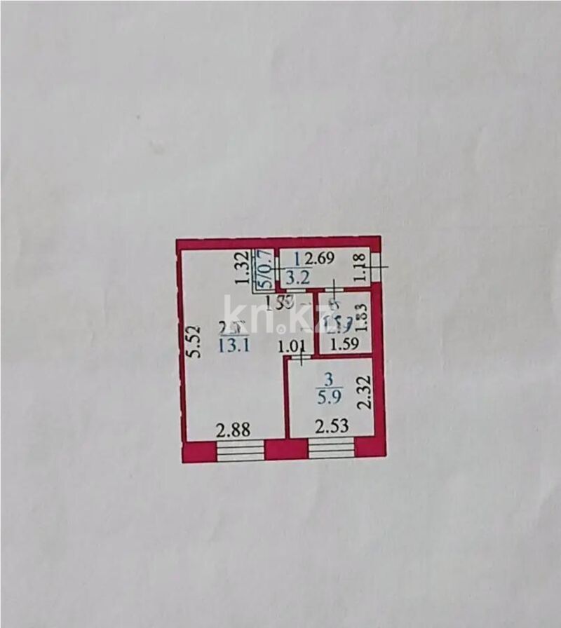 Продажа 1-комнатной квартиры, 29 м² - Продажа однокомнатных квартир в Майкудуке Караганды - страница 7 фото 5 из 5