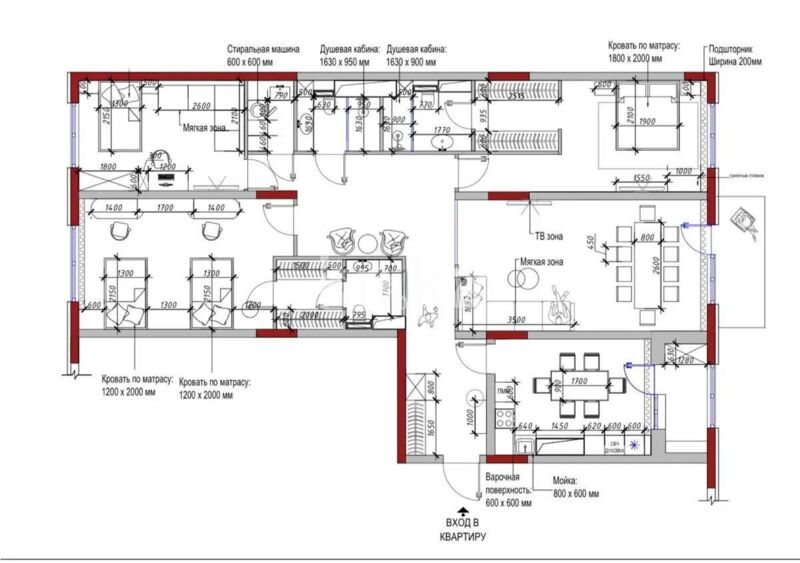 Продажа 4-комнатной квартиры, 170 м² - Продажа четырехкомнатных квартир в Наурызбайском р-не Алматы - страница 2 фото 5 из 5