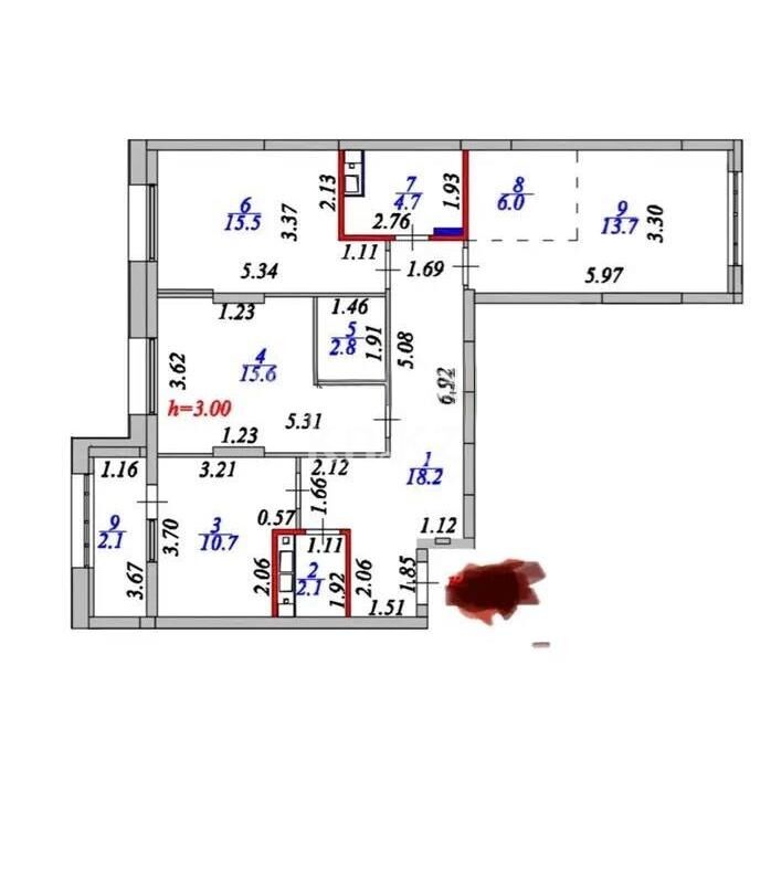 Продажа 4-комнатной квартиры, 91.4 м² - Продажа четырехкомнатных квартир в кирпичном доме в Казахстане - страница 23 фото 9 из 9