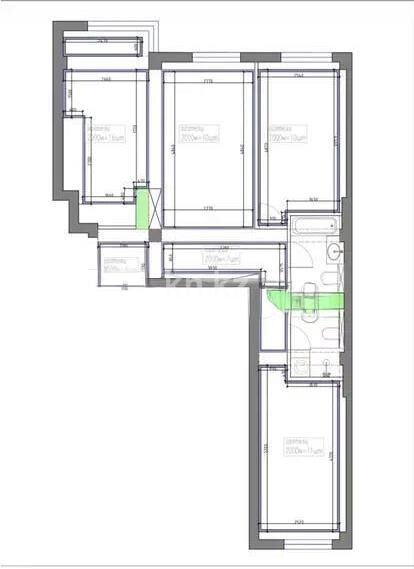 Продажа 3-комнатной квартиры, 83.5 м² - Продажа трехкомнатных квартир в Наурызбайском р-не Алматы - страница 4 фото 1 из 1