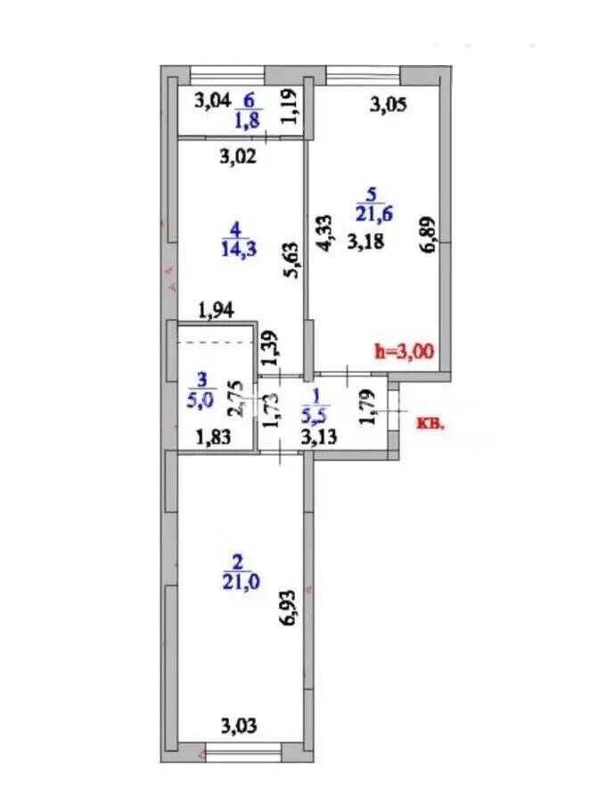 Продажа 2-комнатной квартиры, 69.2 м² - Продажа двухкомнатных квартир в Казахстане - страница 8 фото 4 из 4