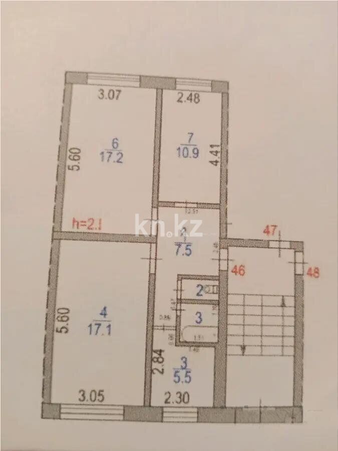 Продажа 3-комнатной квартиры, 62 м² - Продажа квартир в Казахстане - страница 86 фото 1 из 1