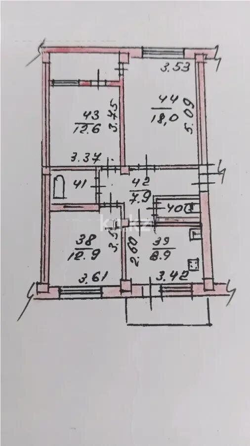Продажа 3-комнатной квартиры, 69.2 м² - Недвижимость в Казахстане - страница 3 фото 4 из 4