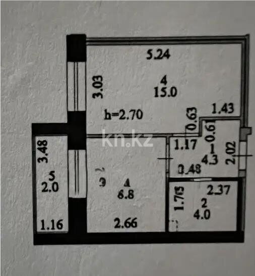Продажа 1-комнатной квартиры, 34 м² - Недвижимость в Астане - страница 8 фото 1 из 1
