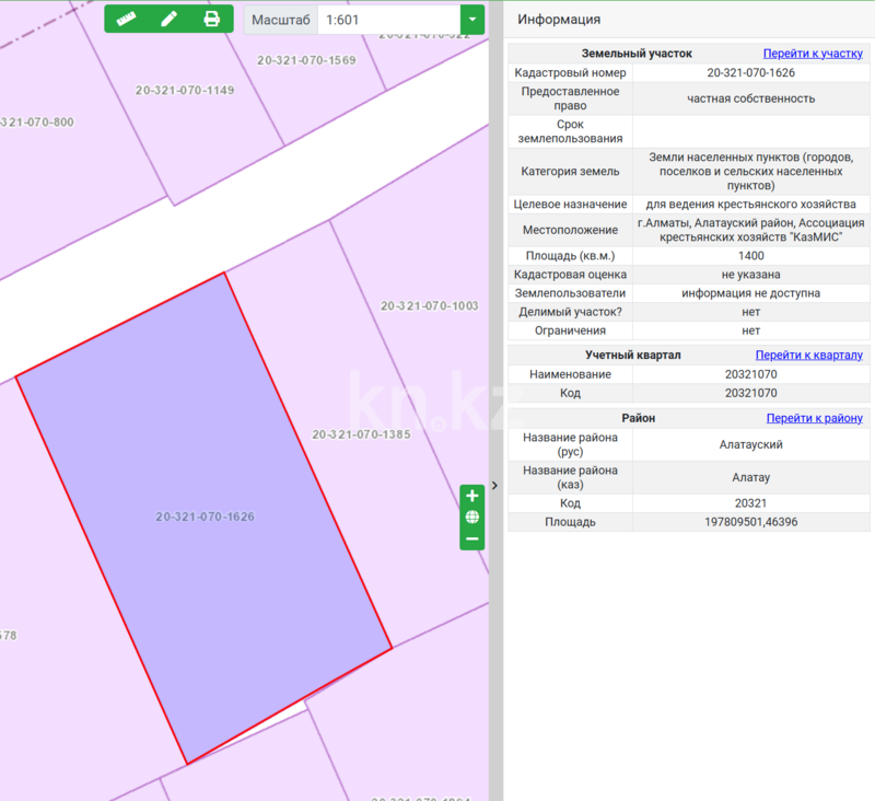 Продажа участка, 1400 м² - Продажа земельных участков в Казахстане фото 8 из 9
