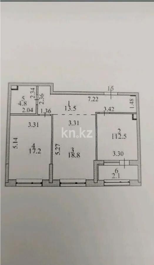 Продажа 2-комнатной квартиры, 69 м² - Продажа квартир в блочном доме в Астане - страница 44 фото 3 из 3