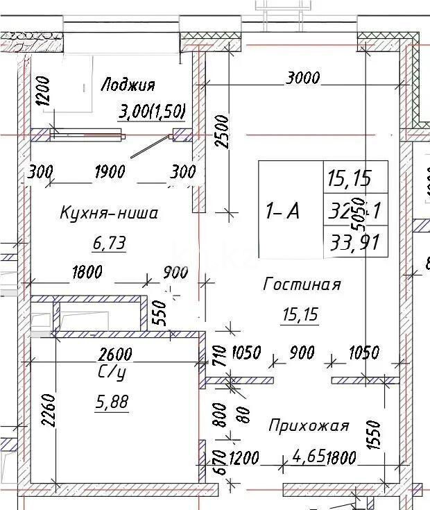 Продажа 1-комнатной квартиры, 34.4 м² - Продажа однокомнатных квартир в монолитном доме в Алматы - страница 6 фото 1 из 1
