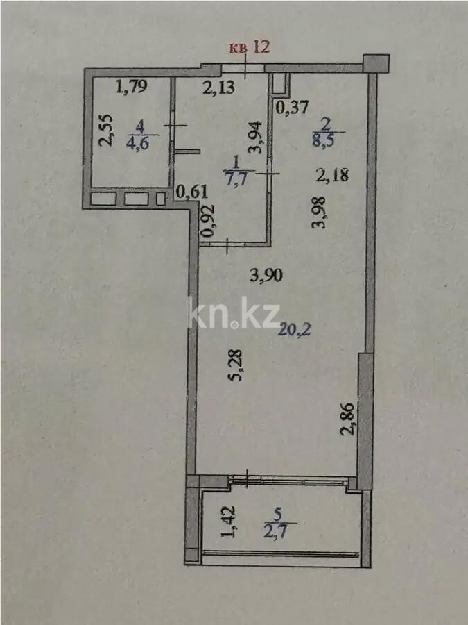 Продажа 1-комнатной квартиры, 44 м² - Продажа однокомнатных квартир в р-не Есиль Астаны - страница 8 фото 6 из 6