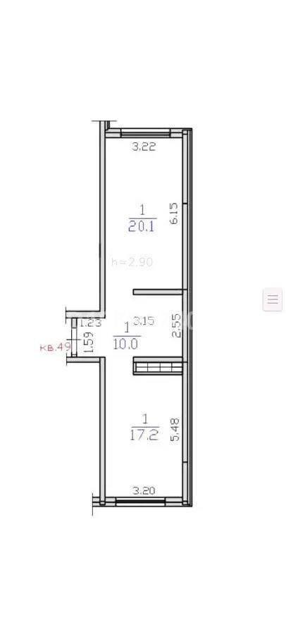 Продажа 2-комнатной квартиры, 47.3 м² - Продажа квартир в Казахстане - страница 167 фото 1 из 1