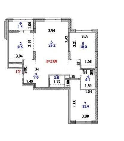 Продажа 3-комнатной квартиры, 77 м² - Продажа трехкомнатных квартир в Казахстане - страница 12 фото 1 из 1