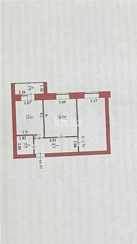 Продажа 2-комнатной квартиры, 61 м² - Продажа двухкомнатных квартир в р-не Алматы Астаны - страница 13 фото 2 из 2
