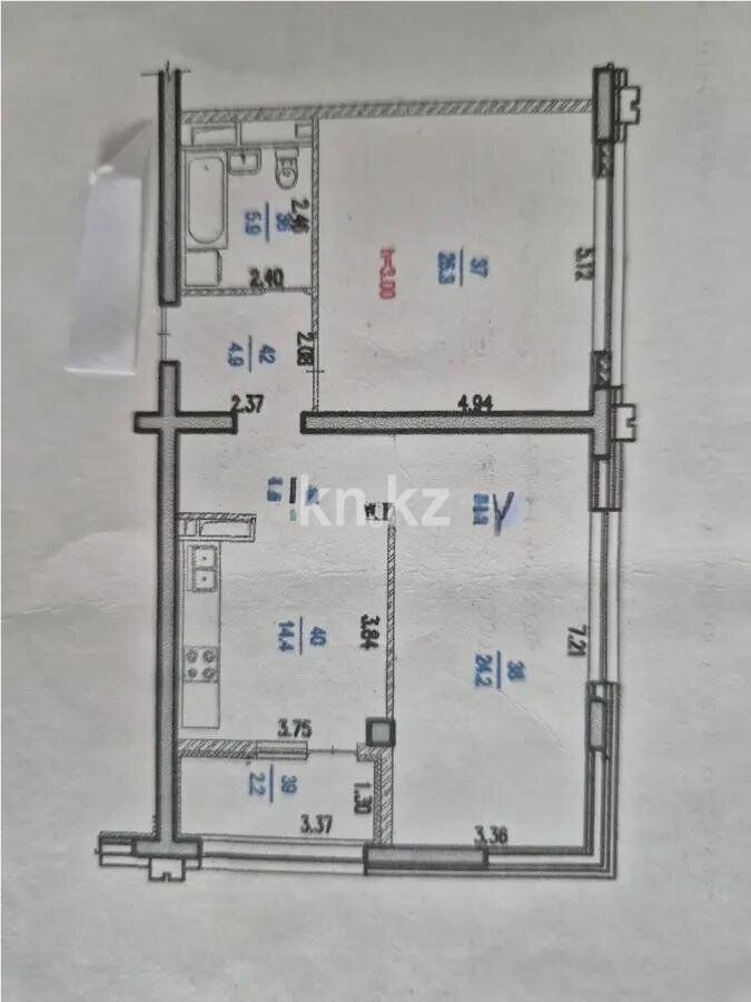 Продажа 2-комнатной квартиры, 82.3 м² - Продажа квартир в Алматы - страница 35 фото 1 из 1