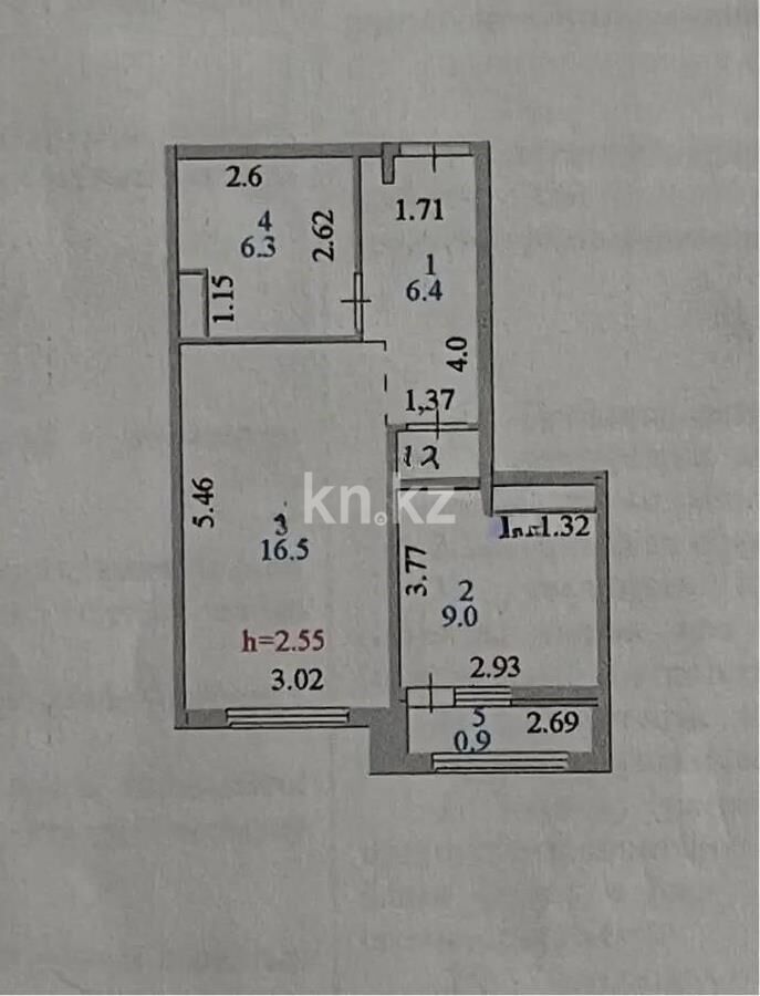Продажа 1-комнатной квартиры, 39.1 м² - Недвижимость в Астане - страница 14 фото 5 из 5
