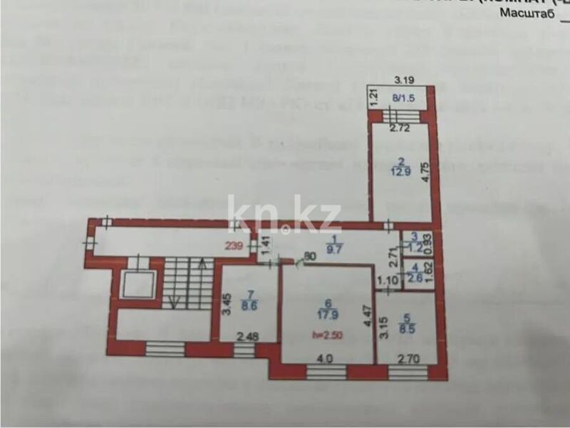 Продажа 3-комнатной квартиры, 63 м² - Продажа трехкомнатных квартир от собственников в Караганде фото 8 из 8