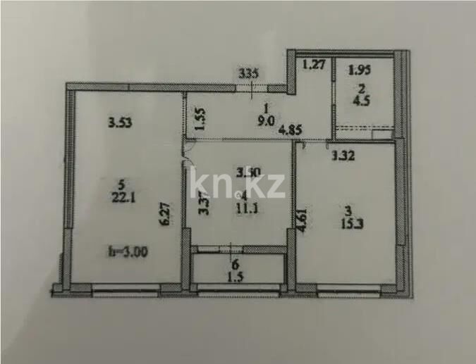 Продажа 2-комнатной квартиры, 63.5 м² - Продажа двухкомнатных квартир в блочном доме в Астане - страница 53 фото 3 из 3