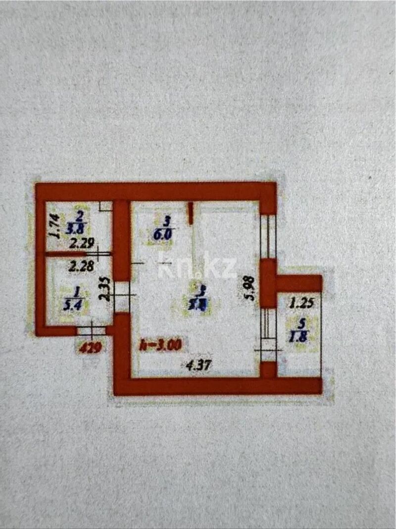 Продажа 1-комнатной квартиры, 37.1 м² - Продажа однокомнатных квартир в р-не Есиль Астаны - страница 19 фото 2 из 2