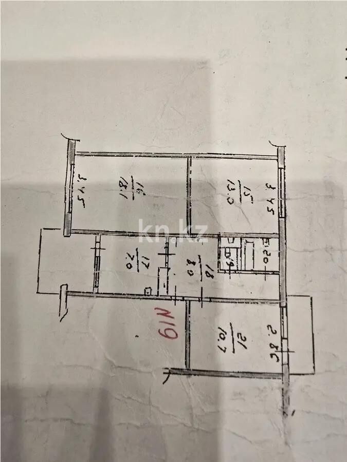Продажа 3-комнатной квартиры, 60.8 м² - Продажа трехкомнатных квартир в Алмалинском р-не Алматы - страница 4 фото 7 из 7