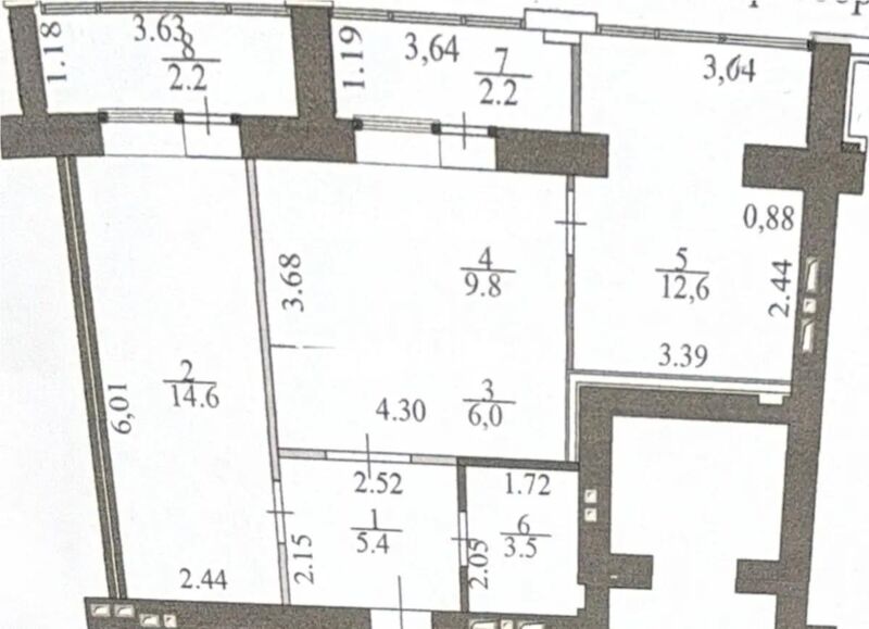 Продажа 2-комнатной квартиры, 57 м² - Продажа двухкомнатных квартир в кирпичном доме в Астане - страница 59 фото 5 из 5