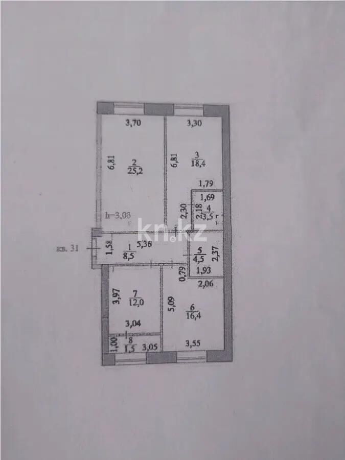 Продажа 3-комнатной квартиры, 90 м² - Продажа трехкомнатных квартир в р-не Сарыарка Астаны - страница 9 фото 6 из 6