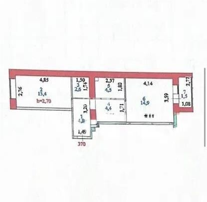 Продажа 1-комнатной квартиры, 46.1 м² - Продажа однокомнатных квартир в р-не Сарайшык Астаны - страница 11 фото 1 из 1