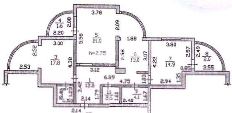 Продажа 3-комнатной квартиры, 91.8 м² - Продажа трехкомнатных квартир в Наурызбайском р-не Алматы - страница 3 фото 8 из 8