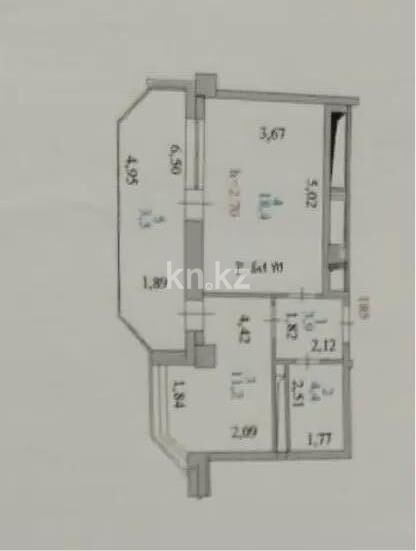 Продажа 1-комнатной квартиры, 41.4 м² - Продажа однокомнатных квартир в р-не Сарайшык Астаны - страница 8 фото 4 из 4