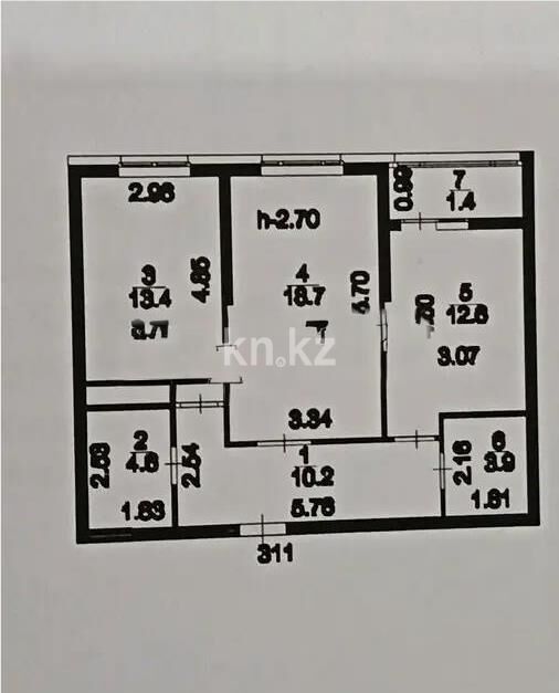 Продажа 2-комнатной квартиры, 64.8 м² - Продажа квартир в новостройках Астаны - страница 43 фото 5 из 5
