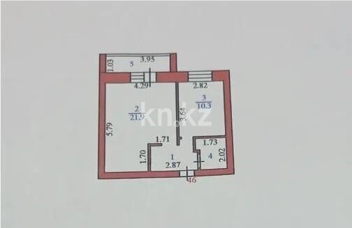Продажа 1-комнатной квартиры, 42.4 м² - Продажа однокомнатных квартир в р-не Алматы Астаны - страница 12 фото 4 из 4