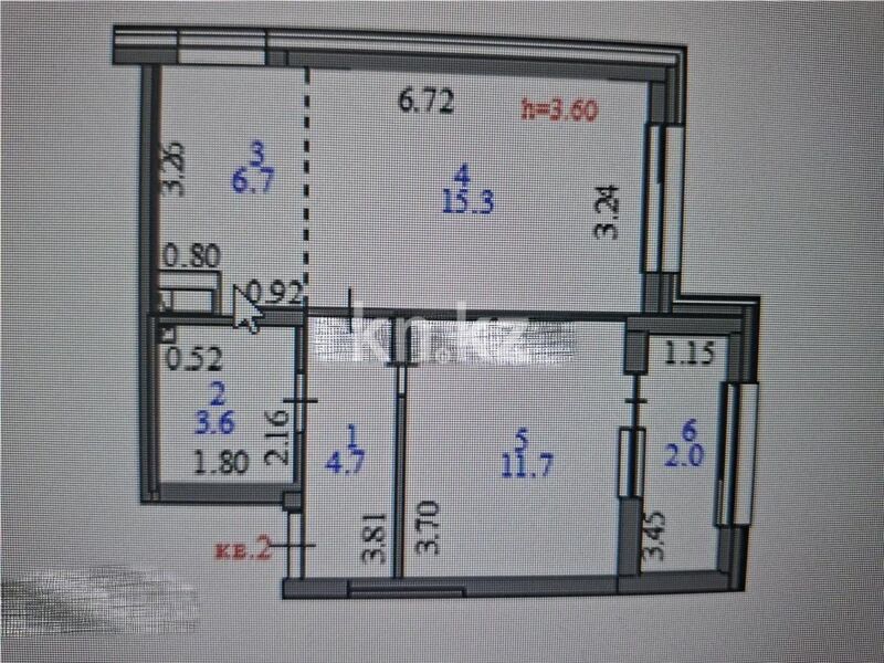Продажа 2-комнатной квартиры, 44 м² - Продажа двухкомнатных квартир в р-не Сарайшык Астаны - страница 25 фото 1 из 1