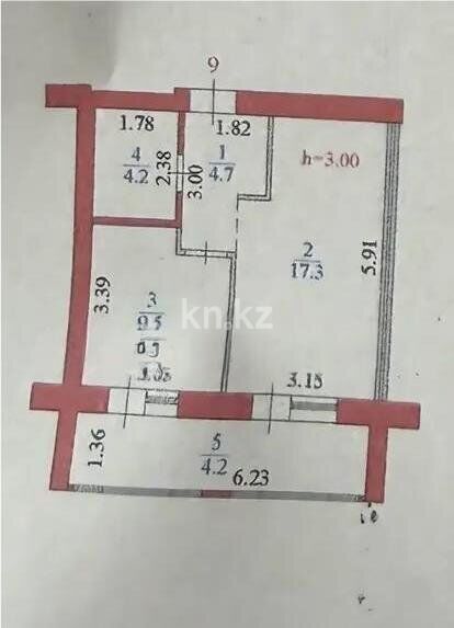 Продажа 2-комнатной квартиры, 40 м² - Продажа двухкомнатных квартир в Астане - страница 3 фото 5 из 5