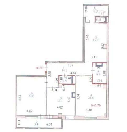 Продажа 3-комнатной квартиры, 106.1 м² - Продажа квартир в Казахстане - страница 23 фото 4 из 4