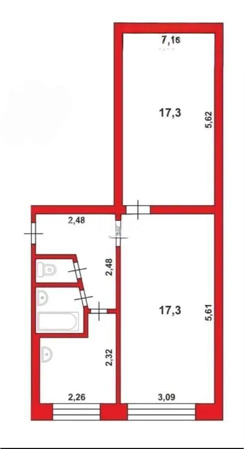 Продажа 2-комнатной квартиры, 50 м² - Продажа двухкомнатных квартир на Юго-Востоке Караганды - страница 24 фото 7 из 7