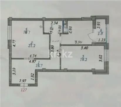 Продажа 2-комнатной квартиры, 70.6 м² - Продажа двухкомнатных квартир в р-не Есиль Астаны - страница 32 фото 1 из 1
