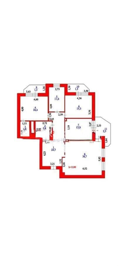 Продажа 4-комнатной квартиры, 135 м² - Продажа квартир в новостройках Астаны - страница 132 фото 7 из 7