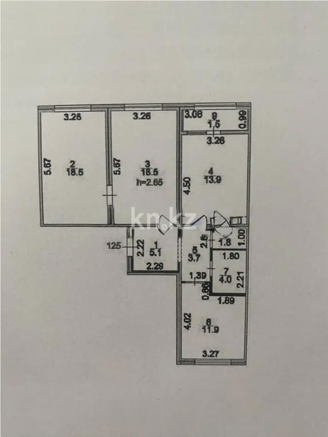 Продажа 3-комнатной квартиры, 78.9 м² - Продажа трехкомнатных квартир в монолитно-каркасном доме в Астане - страница 10 фото 8 из 8