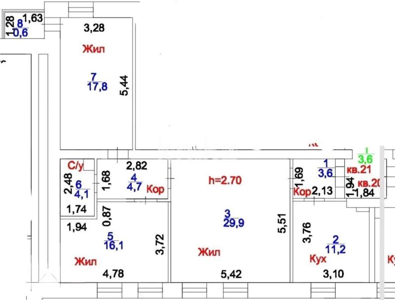 Продажа 3-комнатной квартиры, 88 м² - Продажа квартир в Казахстане - страница 105 фото 3 из 3