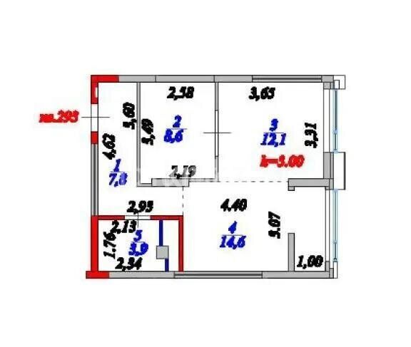 Продажа 2-комнатной квартиры, 46 м² - Продажа  двухкомнатных квартир в новостройках Астаны - страница 6 фото 1 из 1