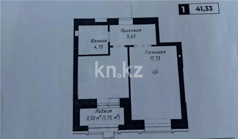 Продажа 2-комнатной квартиры, 41.33 м² - Продажа квартир в кирпичном доме в Астане - страница 35 фото 1 из 2