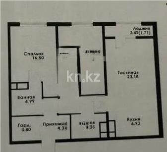 Продажа 3-комнатной квартиры, 92 м² - Продажа трехкомнатных квартир в Алмалинском р-не Алматы - страница 6 фото 1 из 1